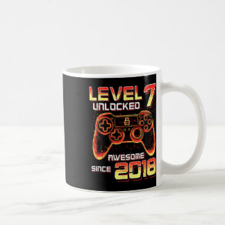 Level 7 Ontgrendeld Videospel Feestje 7e Verjaarda Koffiemok