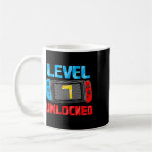 Level 7 Unlocked Gamer 7th Birthday Gift Video Gam Koffiemok (Links)