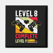 Level 8 Complete 8 Anniversary Funny 8th Wedding A Magneet (Voorkant)