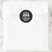 Level 8 Ontgrendeld Verjaardagsfeest Video Game 8e Ronde Sticker (Tas)