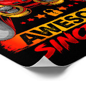 Level 8 Unlocked 8 Year Old Boys 8th Birthday Boy  Poster (Hoek)