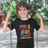 Level 8 Unlocked - Fun Birthday 8 Gamer  T-shirt