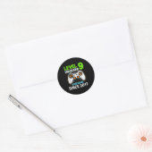Level 9 ontgrendeld geweldig sinds 2017 gaming ver ronde sticker (Envelop)