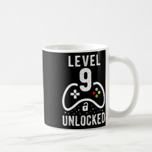 Level 9 Ontgrendeld Videospel 9e Verjaardagscadeau Koffiemok