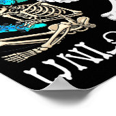 Level 9 Ontluikende Skeleton Gamer Video Gaming 9e Poster (Hoek)