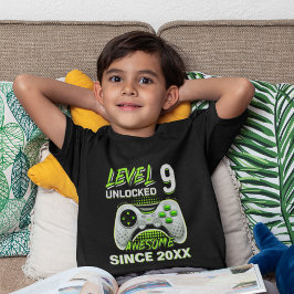 Level 9 Unlocked - Fun Birthday 9 Gamer  T-shirt