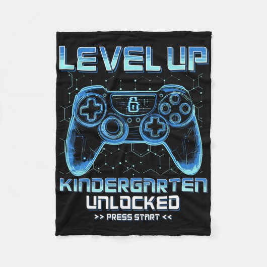 Level kleuterschool ontgrendeld terug naar school fleece deken (Voorkant)
