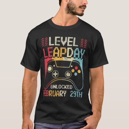 Level Leap Day ontgrendeld videospel controller sp T-shirt (Voorkant)