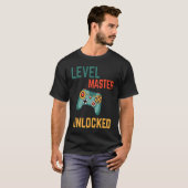 Level master unlocked  a gamming for elite gamers t-shirt (Voorkant volledig)