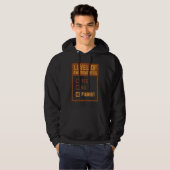 Level Of Awesomeness Is A Pianist Instrument Piano Hoodie (Voorkant volledig)