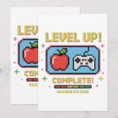 Level omhoog naar groep 6 vrijgespeeld | Grappige  Kaart (Voorkant / Achterkant)