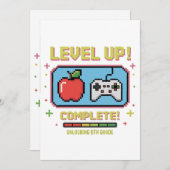 Level omhoog naar groep 8 vrijgespeeld | Grappige  Kaart (Voorkant / Achterkant)