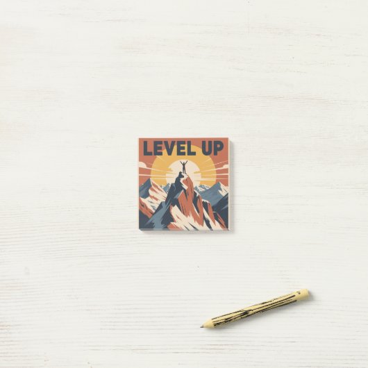Level omhoog post-it® notes (Op bureau)