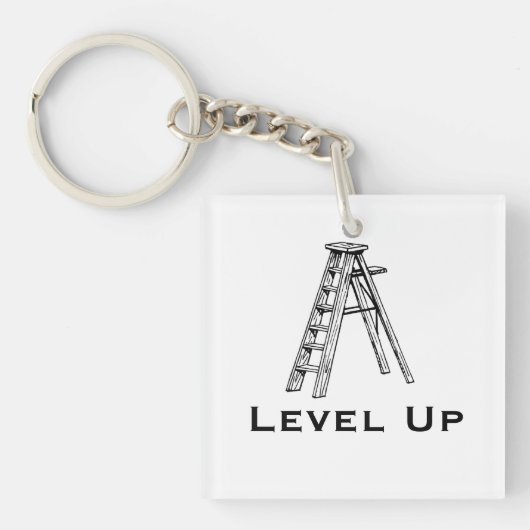 Level omhoog sleutelhanger (voorkant)