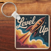 Level omhoog sleutelhanger (Voorkant)