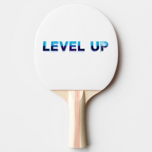Level Omhoog Tafeltennisbatje (Voorkant)