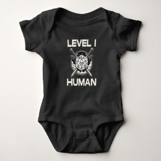 Level One Human Gaming Baby Bodysuit