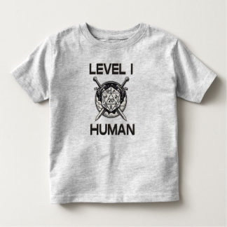 Level One menselijk gamen Kinder Shirts