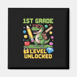 Level Ontgrendeld 1e Leerjaar Dinosaur Ck naar Sch Magneet