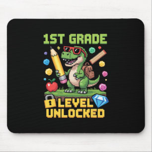 Level Ontgrendeld 1e Leerjaar Dinosaur Ck naar Sch Muismat