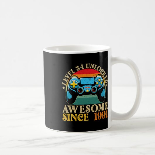 Level &#  Ontgrendeld Awesome Sinds 1991 &# e Ve Koffiemok (Rechts)