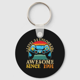 Level &#; Ontgrendeld Awesome Sinds 1991 &#; e Ve Sleutelhanger