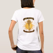 Level Ontgrendeld Retro Gaming Pixel Art Sleutel | T-shirt (Achterkant)