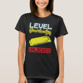 Level Overbending Unlocked Harmonica Player T-shirt (Voorkant)
