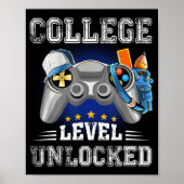 Level Unlocked Video Game Back to School B Poster (Voorkant)
