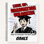 Level Up Afstuderen Notitieboek - Life Goals Journ (Voorkant)