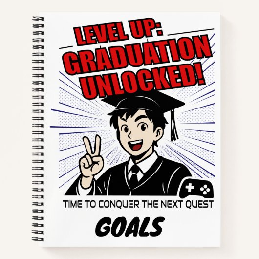 Level Up Afstuderen Notitieboek - Life Goals Journ (Voorkant)
