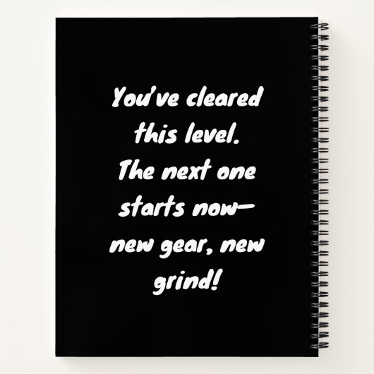 Level Up Afstuderen Notitieboek - Life Goals Journ (Achterkant)