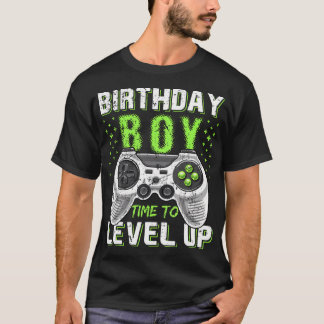 Level Up Birthday Boy Videogame - Classic Fit B T-shirt