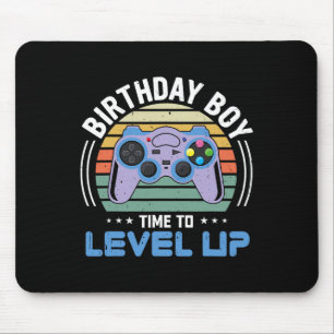 Level Up Birthday Boy Videogame Kinder Partij Muismat