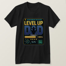 Level Up Dad Gaming T-shirt | Prestatie ontgrendel