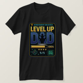 Level Up Dad Gaming T-shirt | Prestatie ontgrendel