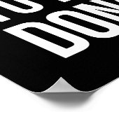 Level Up, Don't Stop - Hustle Succes Motivatie Poster (Hoek)