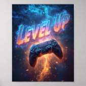 Level Up — Epic Gamer Poster (Voorkant)