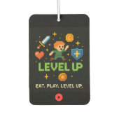 Level Up Gamer Air Freshener – Pixel Retro Style Luchtverfrisser (Voorkant)