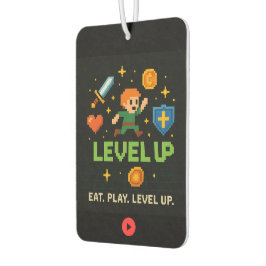 Level Up Gamer Air Freshener – Pixel Retro Style Luchtverfrisser