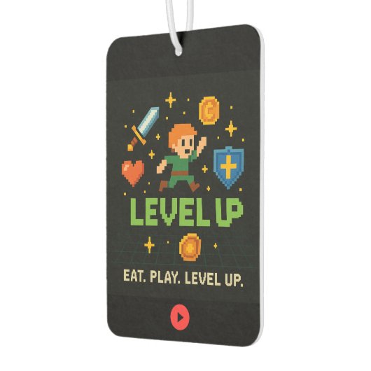 Level Up Gamer Air Freshener – Pixel Retro Style Luchtverfrisser (Links)