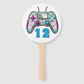 Level Up Gamer Birthday – Video Game Party Favor Handwaaier (Voorkant)