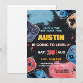 Level Up Gamer Elke Leeftijd Jongens of Meisjes Ve Kaart (Voorkant / Achterkant)