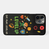 Level Up Gamer iPhone 11 Pro Hoesje – Retro Pixels (Achterkant (horizontaal))