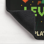 Level Up Gamer Mousepad – Retro Pixel Art Design Muismat (Hoek)