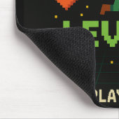 Level Up Gamer Muismat – Retro Pixel Stijl (Hoek)