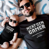 Level Up Gamer Papa Kind Next Gen Speler Matching Kinder Shirts