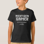 Level Up Gamer Papa Kind Next Gen Speler Matching T-shirt (Voorkant)