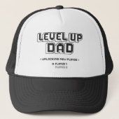 Level Up Gamer Papa Kind Next Gen Speler Matching Trucker Pet (Voorkant)