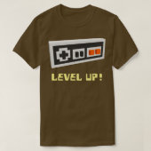Level up Gamer t-shirt (Design voorkant)